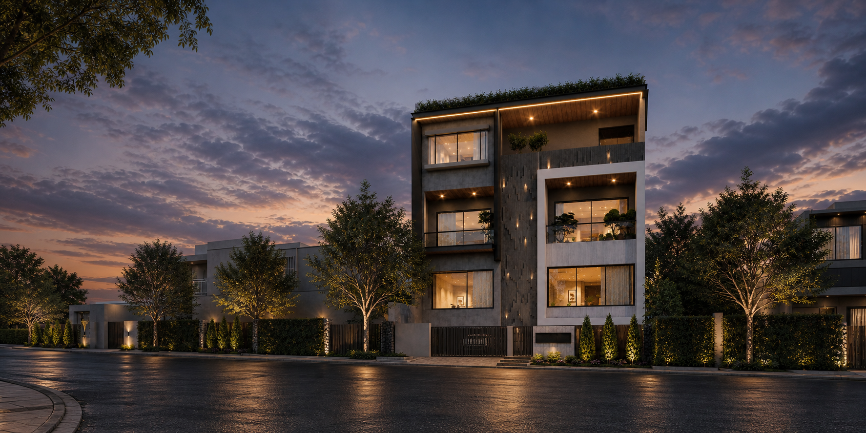 Facade Exterior Curve architectural surface
