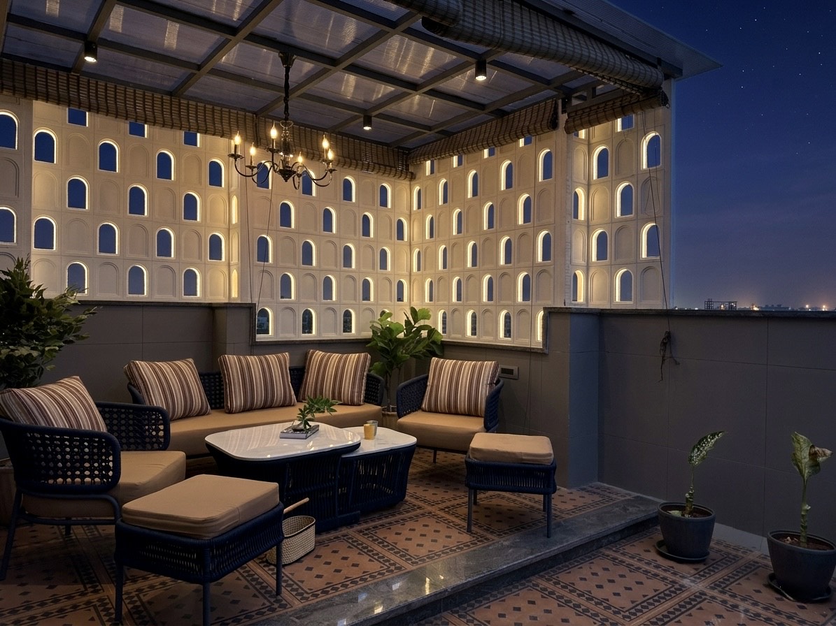 Toran Breeze Block terrace